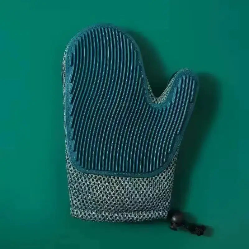 Pet Grooming Glove | Cat & Dog Hair Remover & Massage Brush