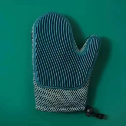 Pet Grooming Glove | Cat & Dog Hair Remover & Massage Brush