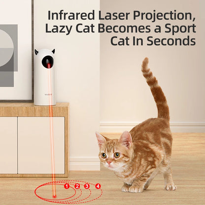 Smart Interactive Laser Cat Toy – Automatic Electronic Teaser