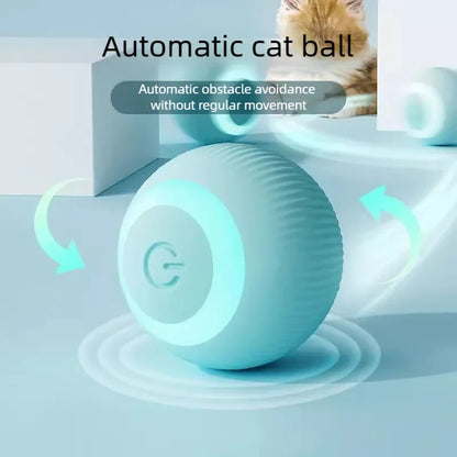 Automatic Rolling Cat Ball Toy – Interactive Self-Moving Toy for Indoor Cats
