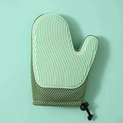 Pet Grooming Glove | Cat & Dog Hair Remover & Massage Brush