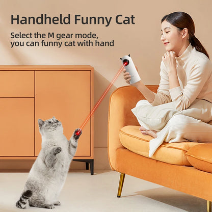 Smart Interactive Laser Cat Toy – Automatic Electronic Teaser