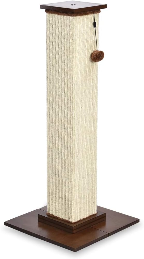 90cm Wooden Base Cat Scratching Post – Heavy Duty Indoor Tree