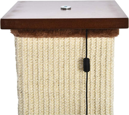 90cm Wooden Base Cat Scratching Post – Heavy Duty Indoor Tree