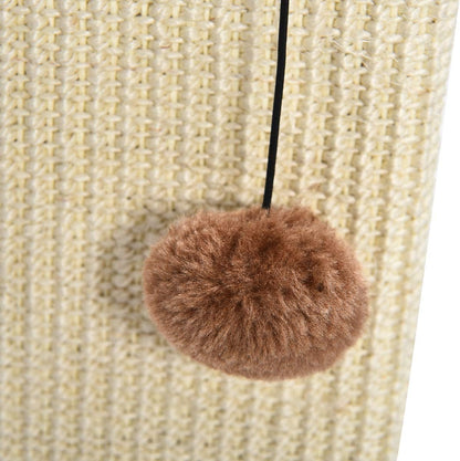 90cm Wooden Base Cat Scratching Post – Heavy Duty Indoor Tree