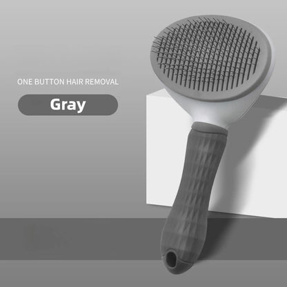 Self-Cleaning Pet Slicker Brush – Professional Grooming Tool