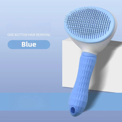 Self-Cleaning Pet Slicker Brush – Professional Grooming Tool