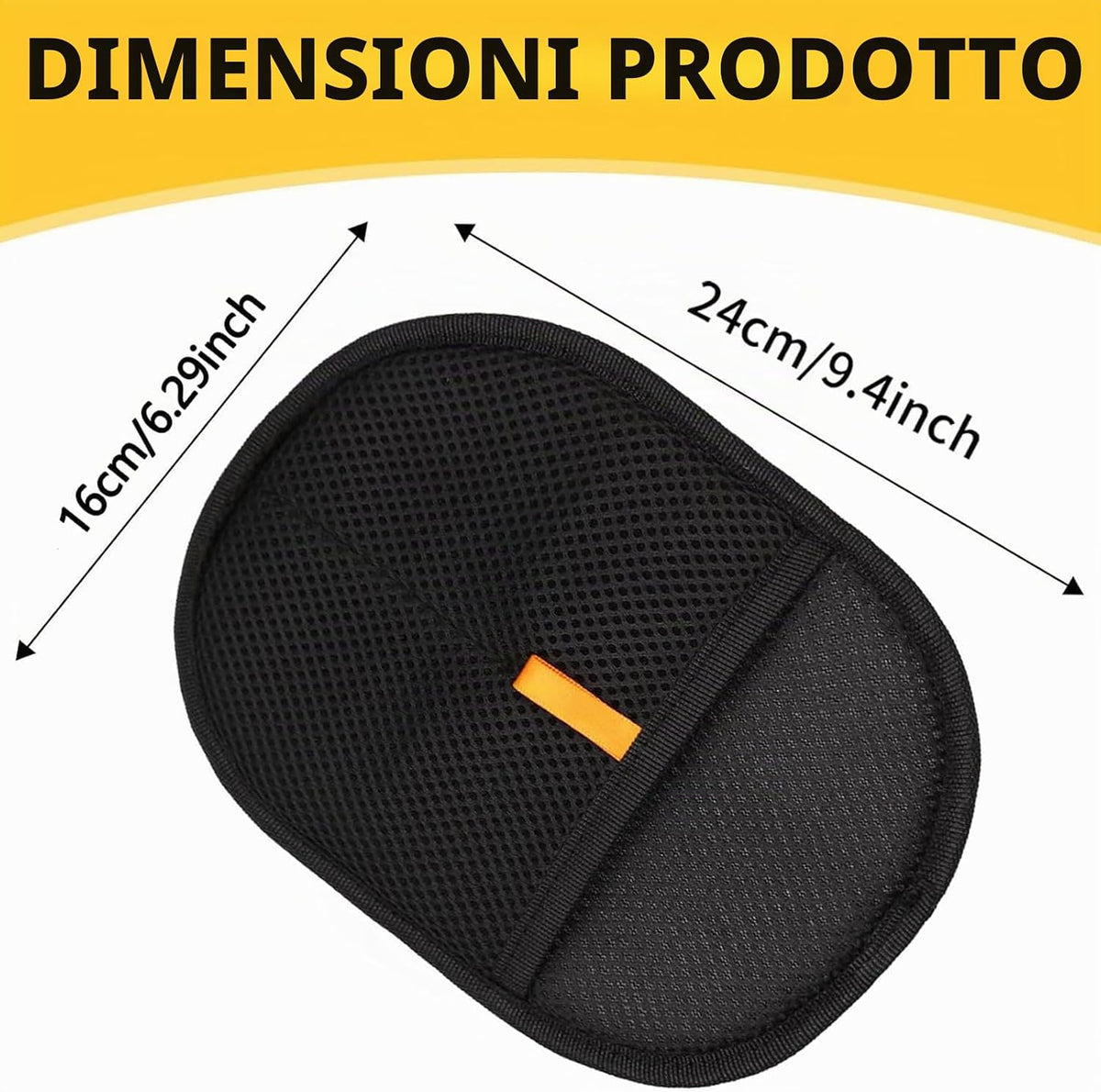 Double Sided Pet Hair Remover Glove |  Reusable Lint & Fur Cleaner for Clothes - Furniture